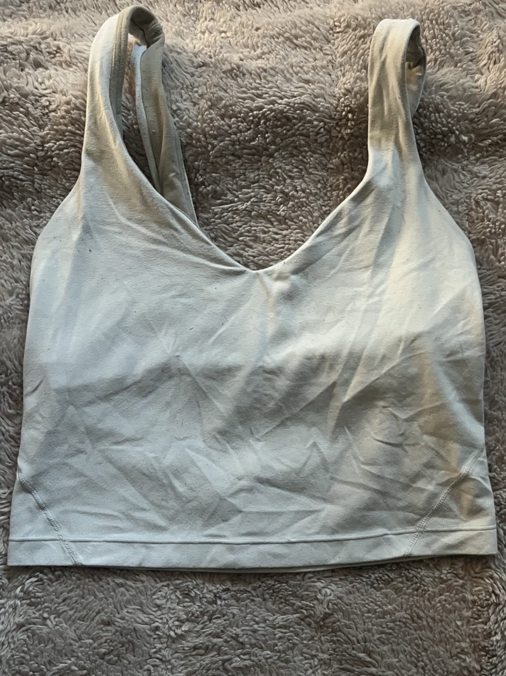 lululemon Align Tank Top Gray Sports Bra